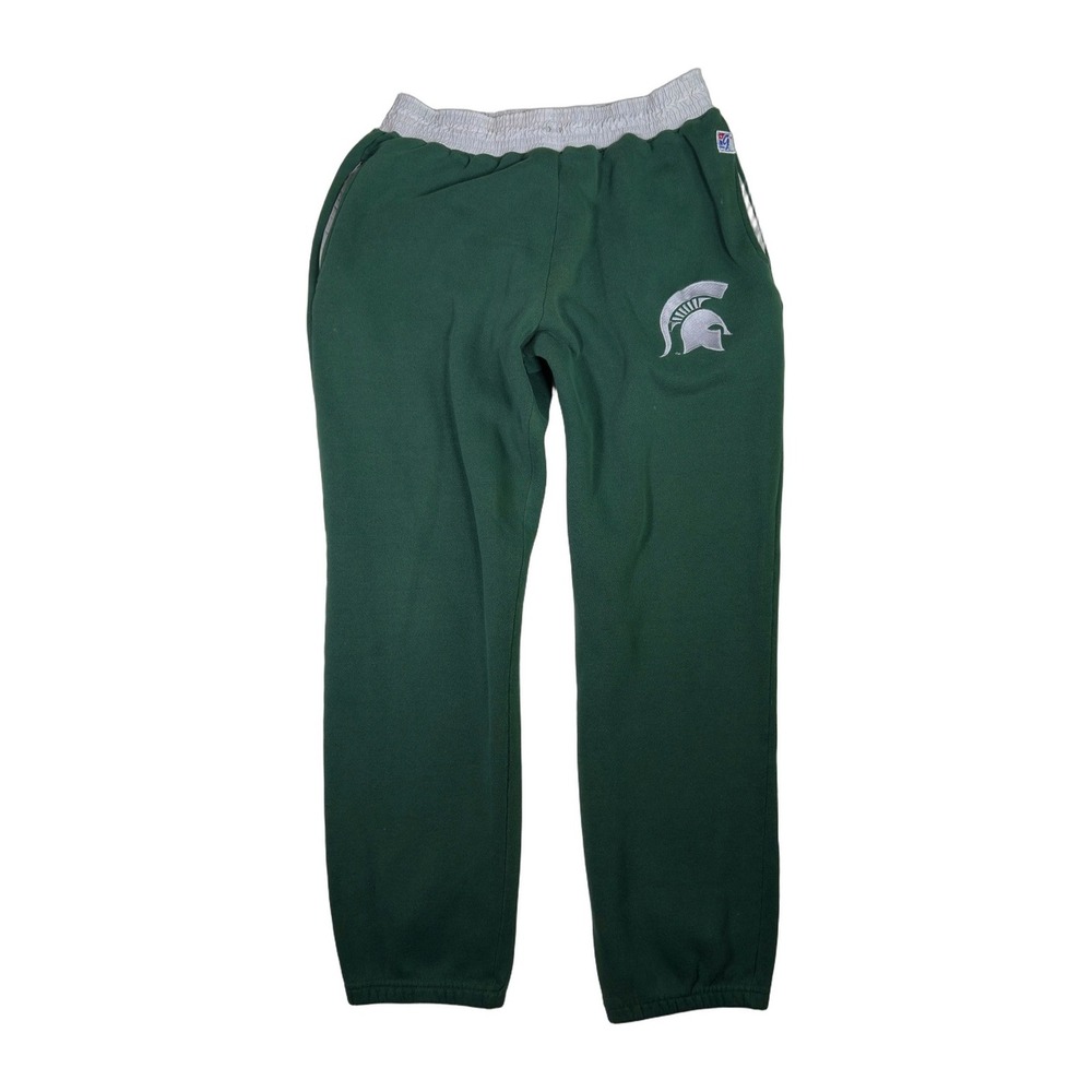 Michigan State Spartans Sweatpants Adult Large Green College Pants